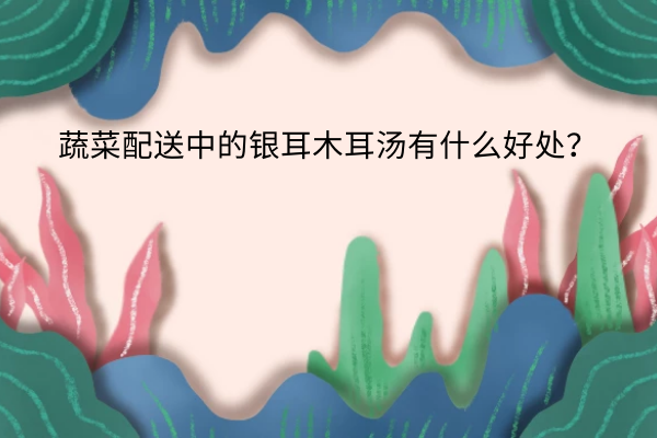 蔬菜配送中的銀耳木耳湯有什么好處？